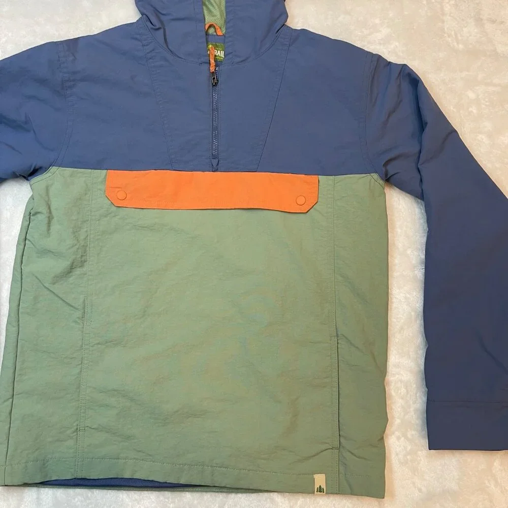 Lake & Trail Colorblock Pullover Anorak Unisex‎ Kids Size XL (14/16) Windbreaker